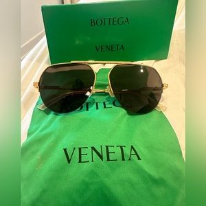 Bottega Veneta brow bar sunglasses 58mm